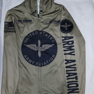 Army Aviation Men's Jacket - Olive Green